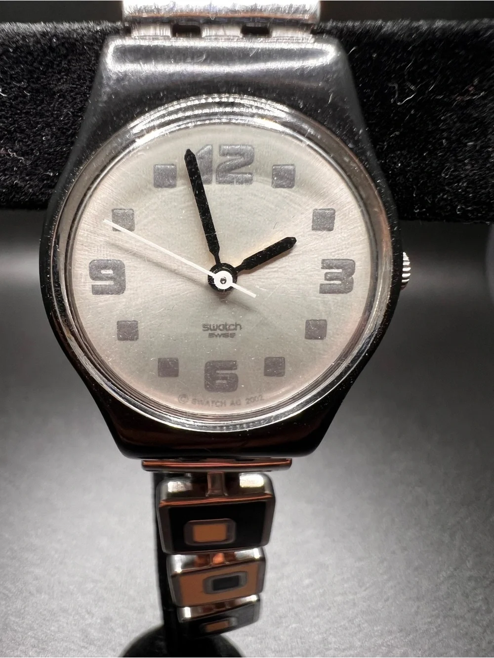 Swatch Silver Dial Stainless Steel Bracelet Watch